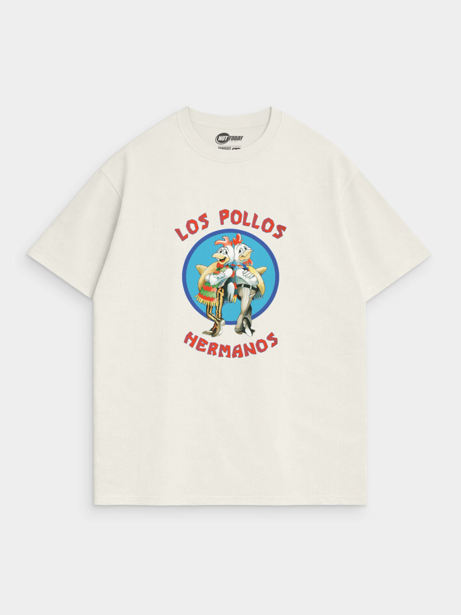 Футболка пломбир с принтом Los Pollos Hermanos — миниатюра 1