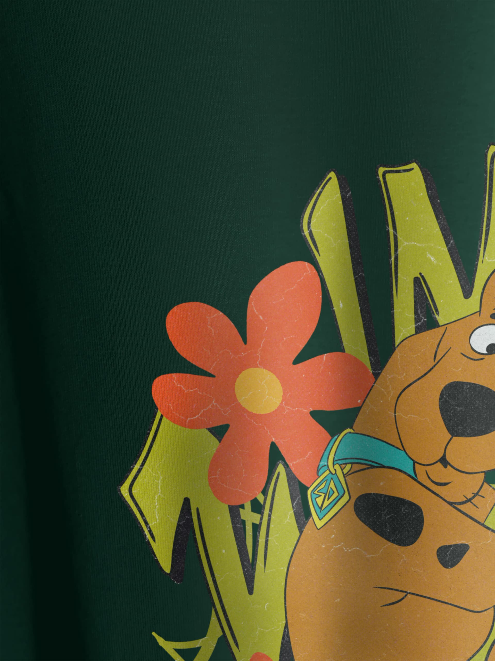 Футболка зеленая с принтом Скуби-Ду Zoinks — миниатюра 4