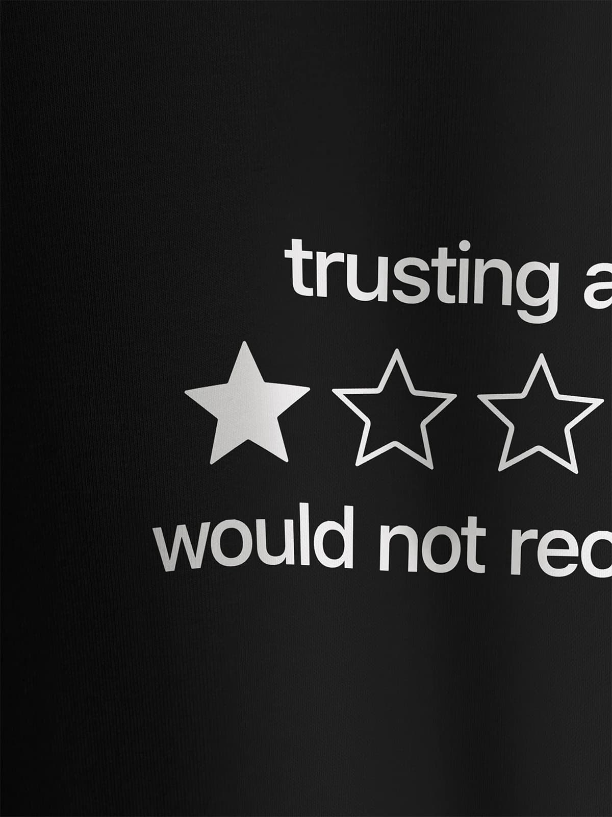 Футболка с принтом Trusting a man — миниатюра 2