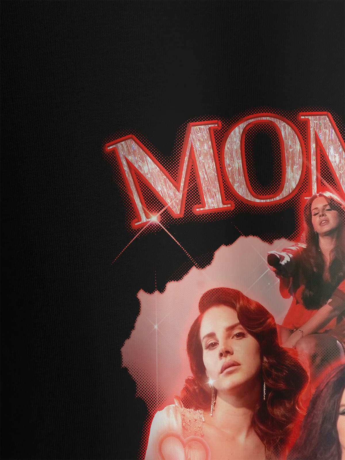 Футболка черная с принтом Mommy — миниатюра 2