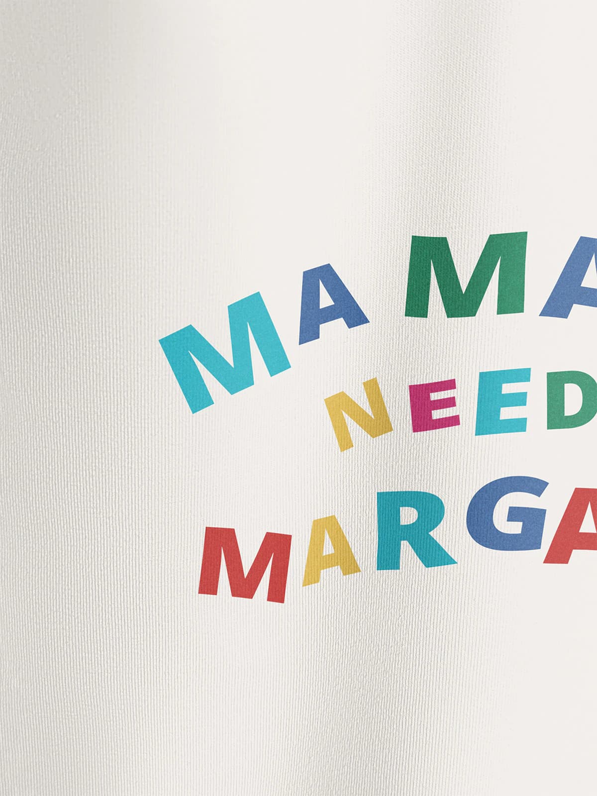 Футболка молочная с принтом Mamacita needs a margarita — миниатюра 3