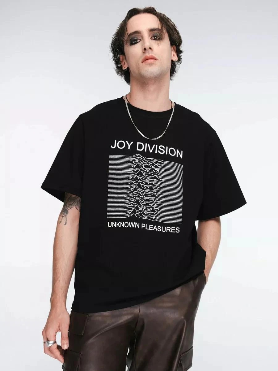 Футболка черная с принтом Joy Division