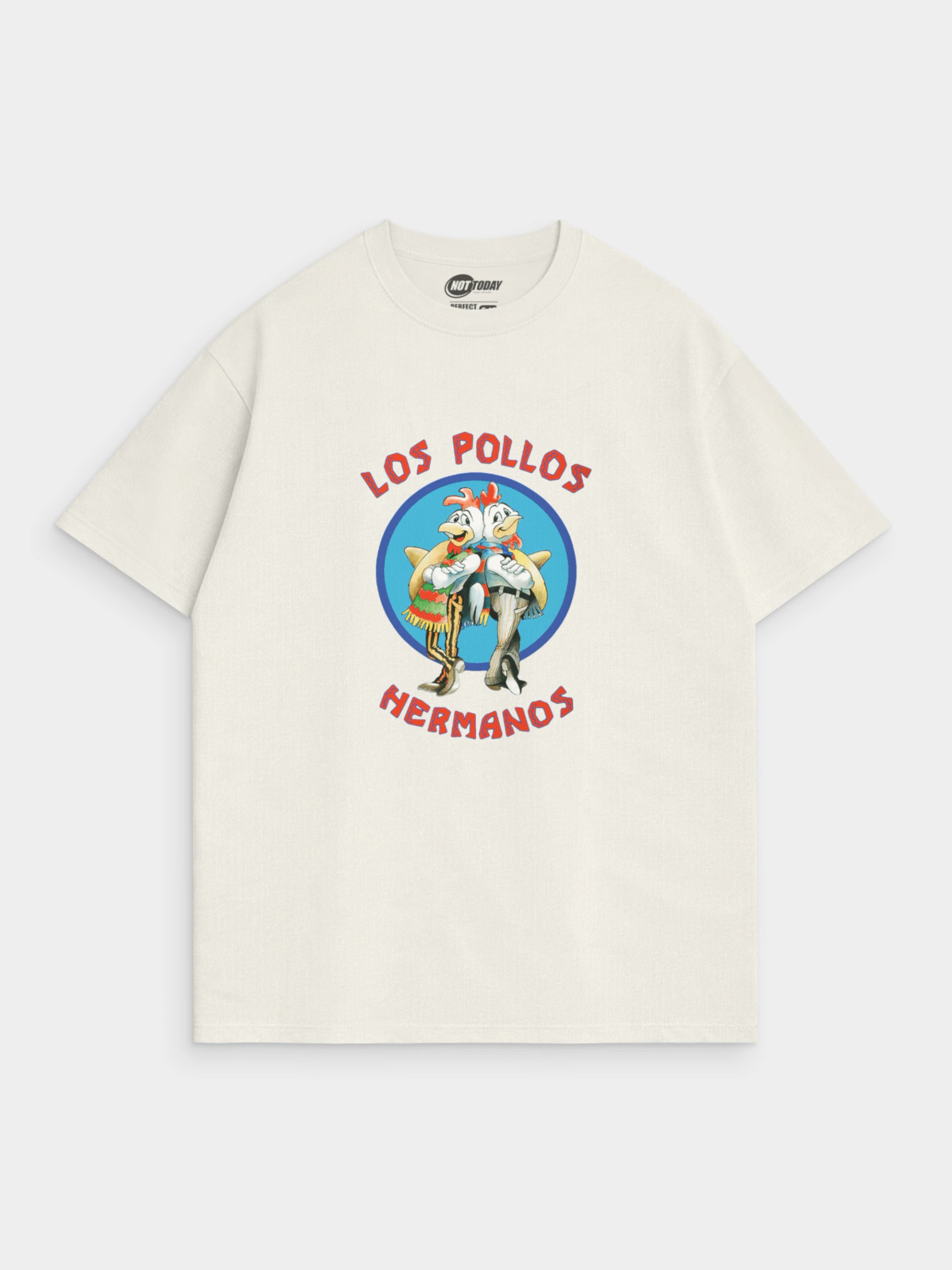 Футболка пломбир с принтом Los Pollos Hermanos