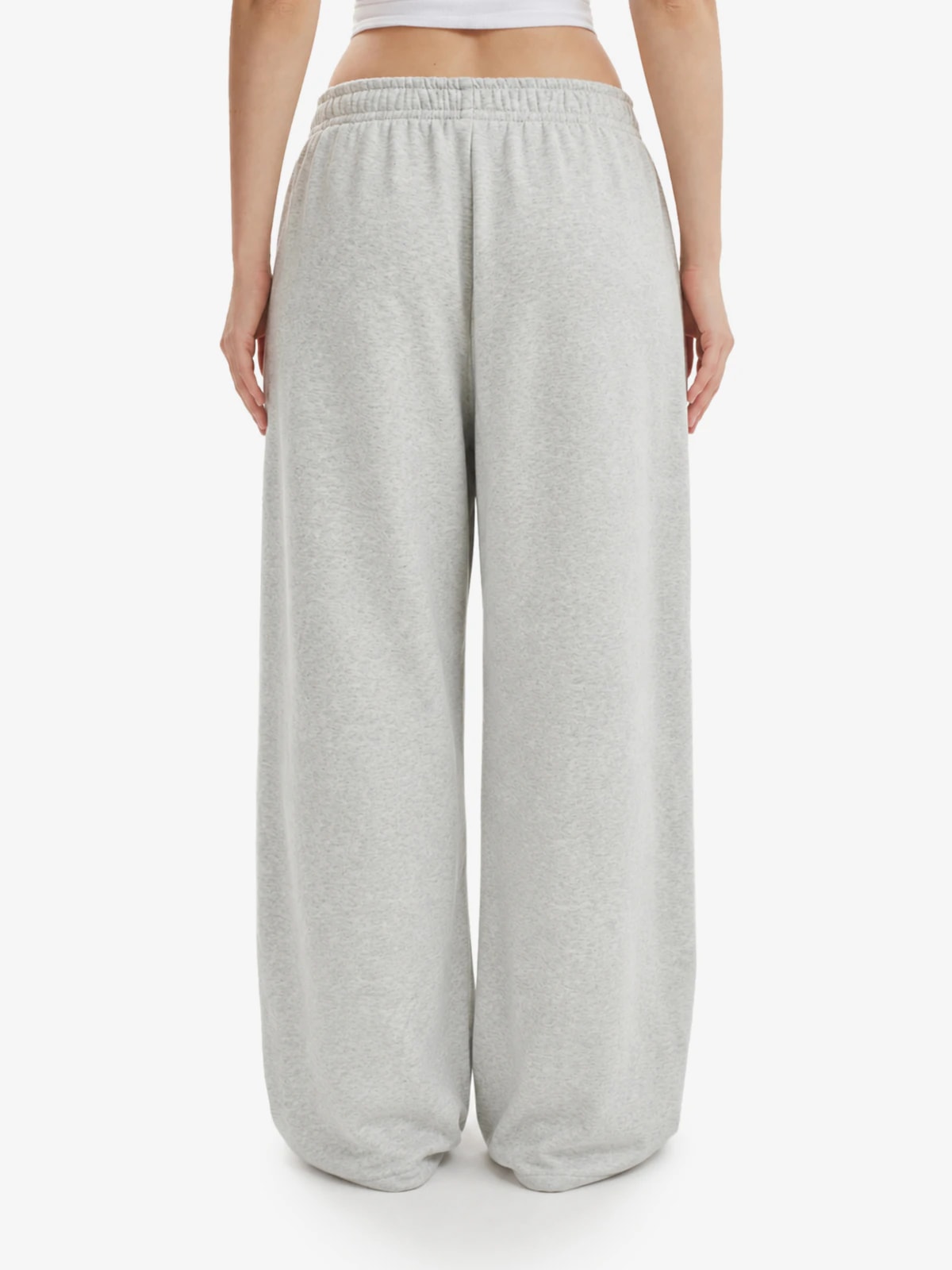 Штаны спортивные на резинке серые
